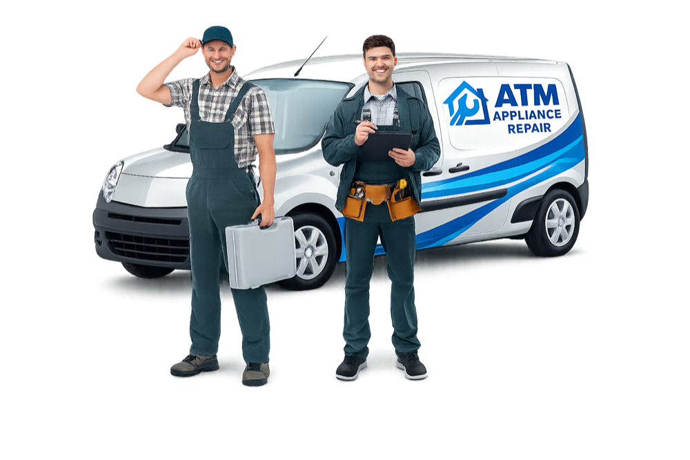 ATM Appliance Repair service van — trusted appliance repair team serving Toronto & GTA